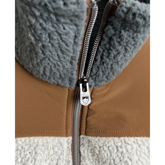 Kuhl Prism Women's L Half Zip Sherpa Fleece Jacket Color Block - Picture 4 of 8